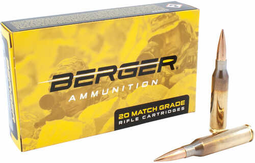 260 Rem 130 Grain Open Tip Match 20 Rounds Berger Ammunition 260 Remington