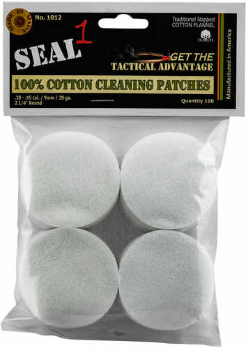 Seal 1 Cleaning Patches 100 Count Cotton 2.25"