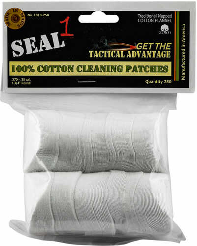 Seal 1 Cleaning Patches 250 Count Cotton 1.75"