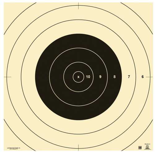 Action Target Inc SR1C100 SR-1C 100-Yard Replacement Center Tagboard 10.50" X Bullseye Black/White Per Box