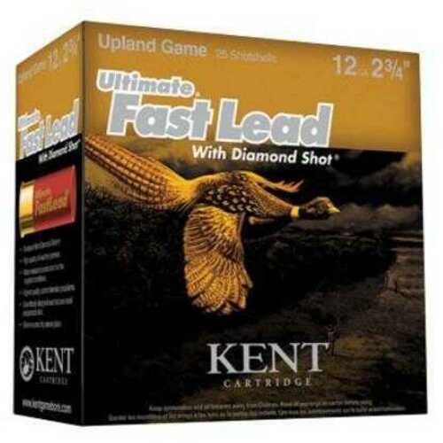 12 Gauge 2-3/4" Lead #6  1-3/8 oz 25 Rounds Kent Cartridges Shotgun Ammunition