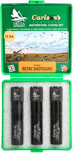 Carlsons 07779 Delta Waterfowl Retay 12 Gauge Close-Range/Mid-Range/Long-Range 17-4 Stainless Steel Black