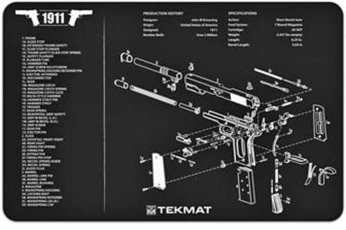 TEKMAT R171911 1911 Gun Cleaning Mat Black
