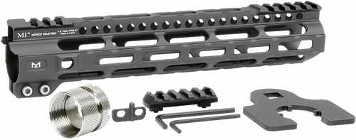 Midwest Industries Ultralight M-Lok Handguard AR-15 Black Hardcoat Anodized 6061-T6 Aluminum 10.50"