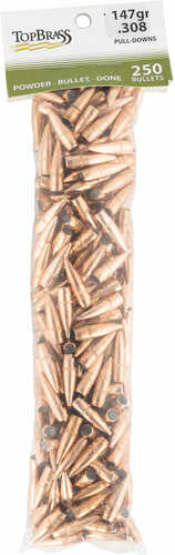 Top Brass LLC  Pull-Down 308 Win 147 Gr Full Metal Jacket Boat Tail (FMJBT) 250