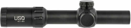 U.S. Optics TS8XRBR TS-8X Matte Black 1-8x 24mm 30mm Tube Illuminated Red RBR Reticle