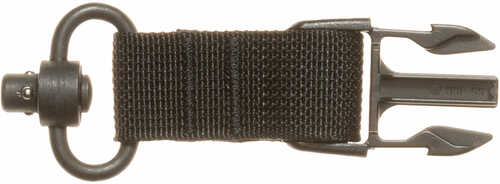 TACSHIELD (Military Prod) T6093Bk QD Sling Attachment For QD Push Button Black Webbing