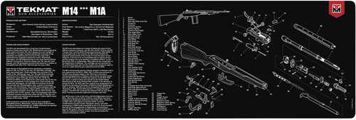 TekMat M14 Gun Cleaning Mat 12"X36"X1/8"