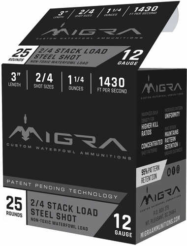 MIGRA WTRFWL STEEL 12G 3" 2-4 25B