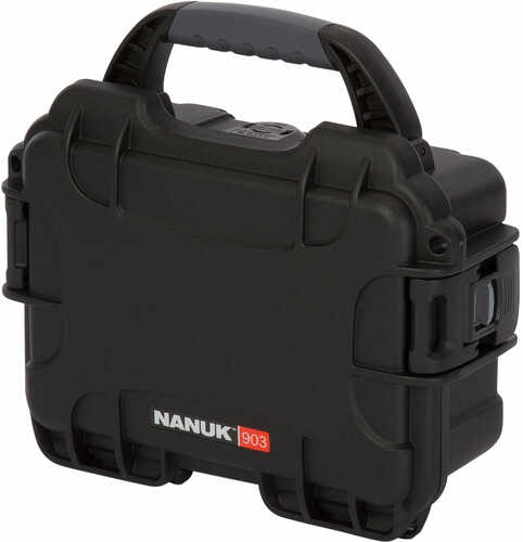 NANUK (PLASTICASE Inc)  903 Case With Foam Small Polyethylene Black