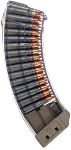 Century US Palm 7.62X39mm AK Platform Magazine 30Rd Clear W/Flat Dark Earth Base Polymer Detachable