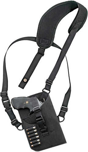 Grovtec US Inc  Trail Pack Ergo Holster Black Shoulder/Belt 3-4" DA Revolver Right Hand