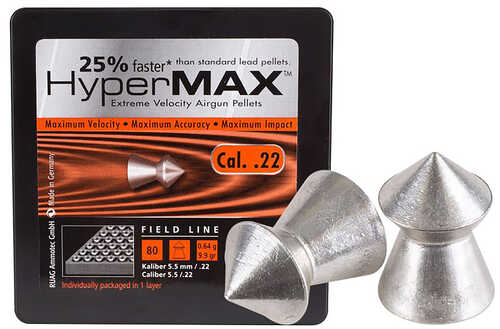 RWS/Umarex 2317422 HyperMax 22 Pellet 150 Per Tin