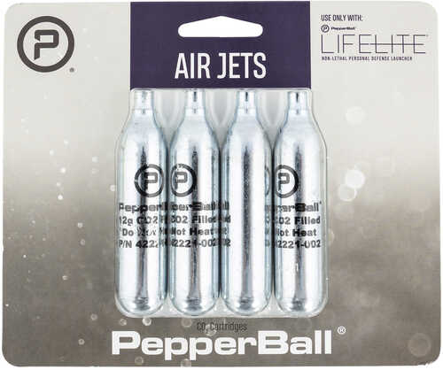 Pepperball 385-01-0000 Lifelight Co2 Cylinder 12 Gram 4 Per Pkg