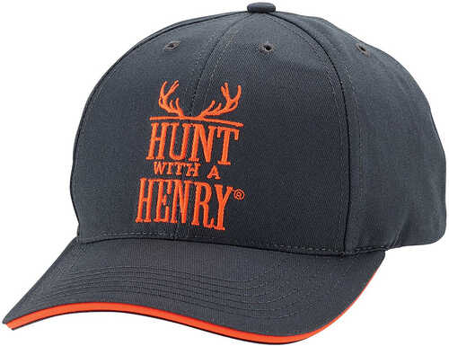 Henry Hunt With A Cap Charcoal/Orange OSFA