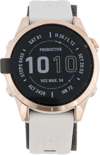 GARMIN 010-02539-10 FENIX 7S Slr RSE GLD W/LGHTSND