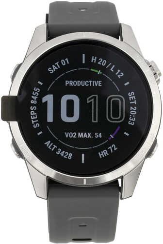 GARMIN 010-02539-00 FENIX 7S STNLESS Steel W/Graph