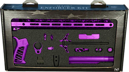Timber Creek Outdoors Enforcer Complete Build Kit Purple Anodized For AR-15