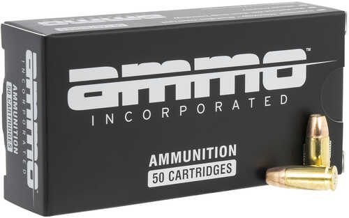 9mm Luger 115 Grain FMJ 50 Rounds Ammo Inc Ammunition