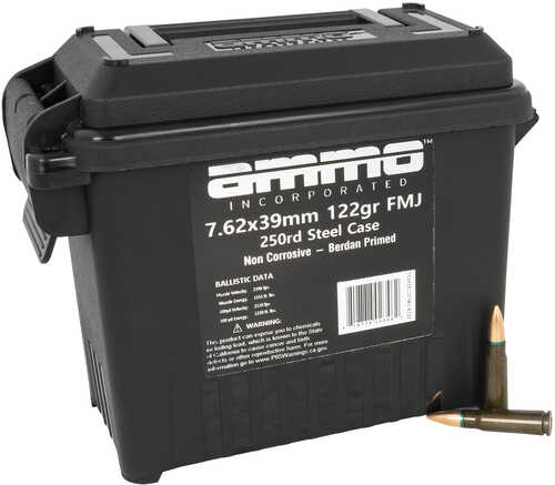 9mm Luger 122 Grain FMJ 200 Rounds Ammo Inc Ammunition