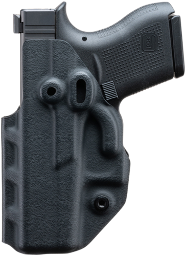 Versacarry Obe111g43 Obsidian Essential Iwb Black Polymer Belt Clip Fits Glock 43 Ambidextrous Hand