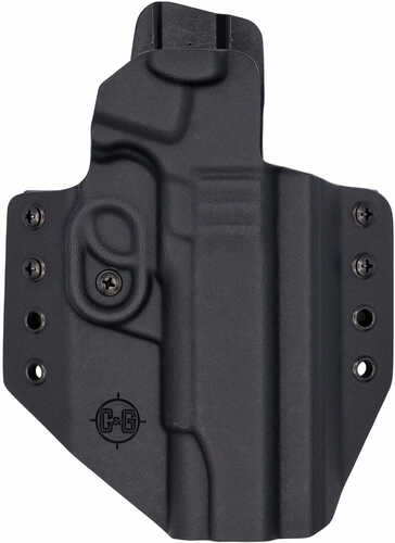 C&g Holsters 1850100 Covert Owb Black Kydex Belt Loop Fits 1911 Government 5"