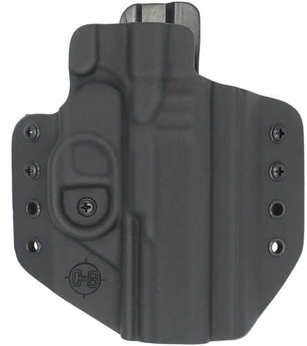 C&g Holsters 1206100 Covert Owb Black Kydex Belt Loop Fits Walther Pdp 4.5" Right Hand