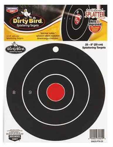 BC DIRTY BIRD 8" BULL'S-EYE 25PK