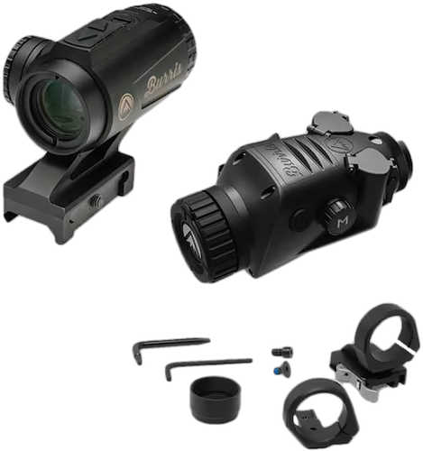 Burris 300675 BTC 35 V2 - A Thermal Clip On/Handheld/Mountable Matte Black 1-4X35mm Multi Reticle 400X300, 50Hz Resoluti