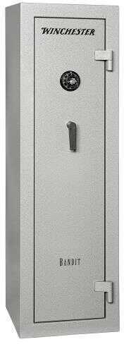 Winchester Safes B6018F11010M Bandit 10 Gun 60" H x 18" 16" D Mechanical Lock Gunmetal Gray