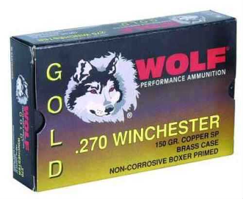 270 Win 150 Grain Soft Point 20 Rounds Wolf Ammunition 270 Winchester