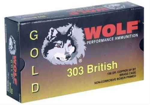 303 British 150 Grain Soft Point 20 Rounds Wolf Ammunition