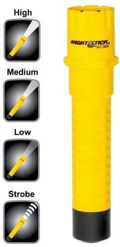 Nightstick TAC500Y Tactical Flashlight 200/125/65 Lumens Lithium-ion Rechargeable (Included) Yellow