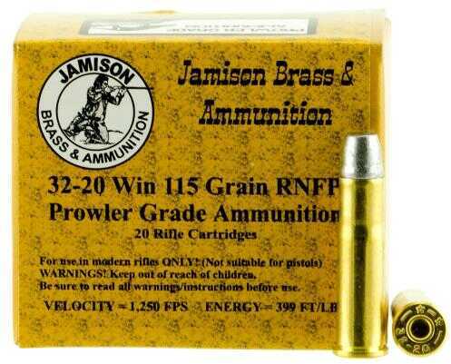 32-20 Win 115 Grain Lead 20 Rounds Jamison Ammunition Winchester