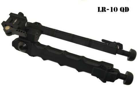 Accu-Tac LR-10 Large Rifle Bipod 7" to 11-1/2" Aluminum Black