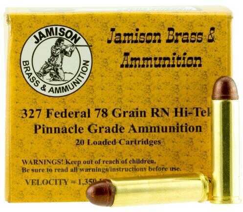 327 Federal Mag 78 Grain Lead 20 Rounds Jamison Ammunition Magnum