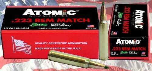 223 Rem 77 Grain Tipped 20 Rounds Atomic Ammunition Remington