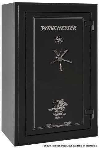 Winchester Safes S5938337E Silverado 33 Gun 60" H x 38" 25" D (Exterior) Electronic Lock Black