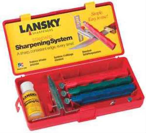 Lansky LKC03 Stnd Sharpening System Alumina Ceramic C,M,F Plastic Handle