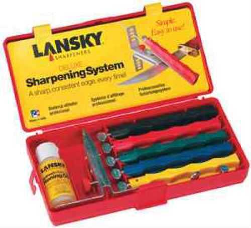 Lansky LKCLX Stnd Sharpening System Alumina and Ceramic Hones XC,C,M,F,UF