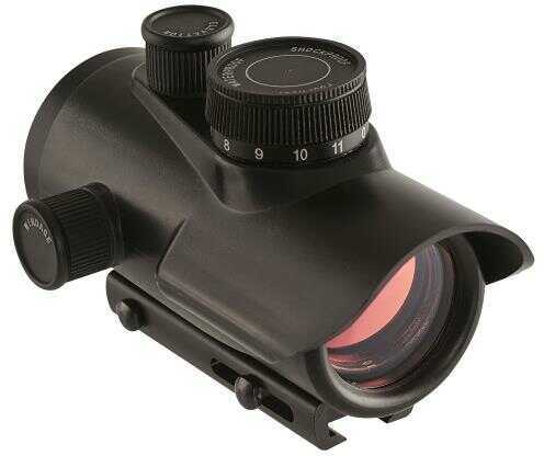 Axeon 2218639 Dot Optics 1x 30mm Obj 5 MOA Dot Red Black