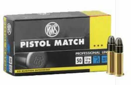 22 Long Rifle 40 Grain Lead 50 Rounds Walther Ammunition