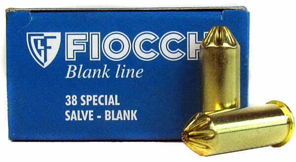 38 Special 50 Rounds Ammunition Fiocchi N/A Blank