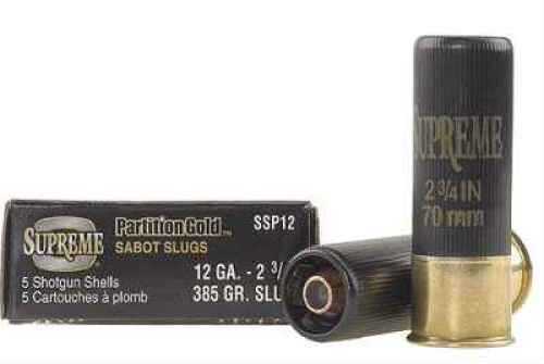 20 Gauge 3" Sabot Slug 280 Gr 5 Rounds Winchester Shotgun Ammunition