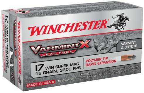 17 Win Super Mag 15 Grain Ballistic Tip 50 Rounds Winchester Ammunition