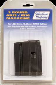 Windham Weaponry AR-15 Aluminum Magazine 5 rd. Model: PK-5RD