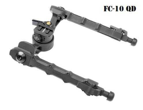 Accu-Tac FC-10 QD F-Class Bipod 6061 T6 Aluminum Alloy Black 5.5-Inches-10-Inches Md: