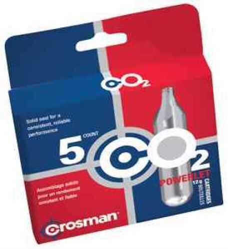 Crosman CO2 Powerlet Cartridge 5 pk. Model: 231B