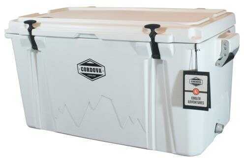 Cordova Coolers CCLW86QT 100 Large 86 Quarts 38" x 17.75" x 18.75" White Polymer 85 Cans