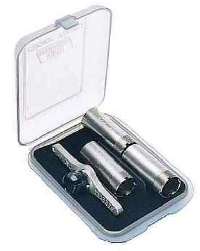 MTM Choke Tube Case Holds 3 Extended Chokes Clear Smoke CT3-41